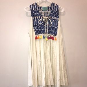 Judith March Embroidered Dress SIZE L